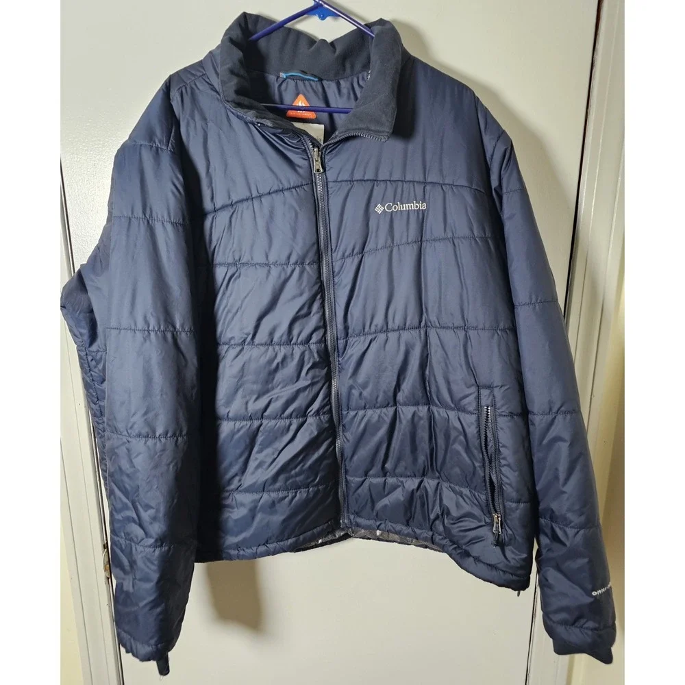 Columbia Whirlibird Omni-Tech Vented Hooded Interchange Jacket Blue Size 3X
